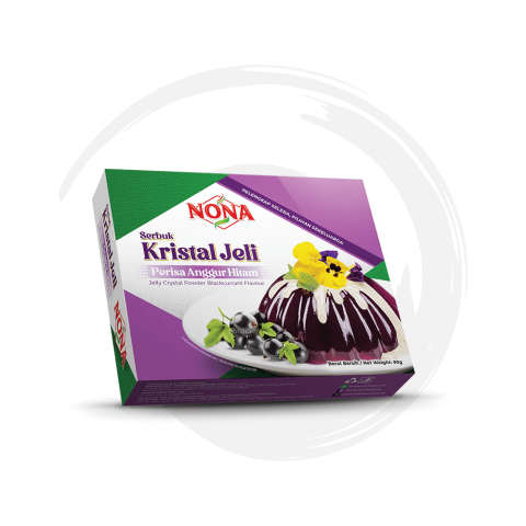 NONA JELLY CRYSTAL POWDER BLACKCURRANT FAVOUR 90G